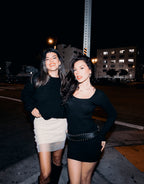 Rhinestone Mesh Skirt