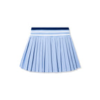 Pleated Athletic Skirt with Built-in Shorts & Stretch Waistband