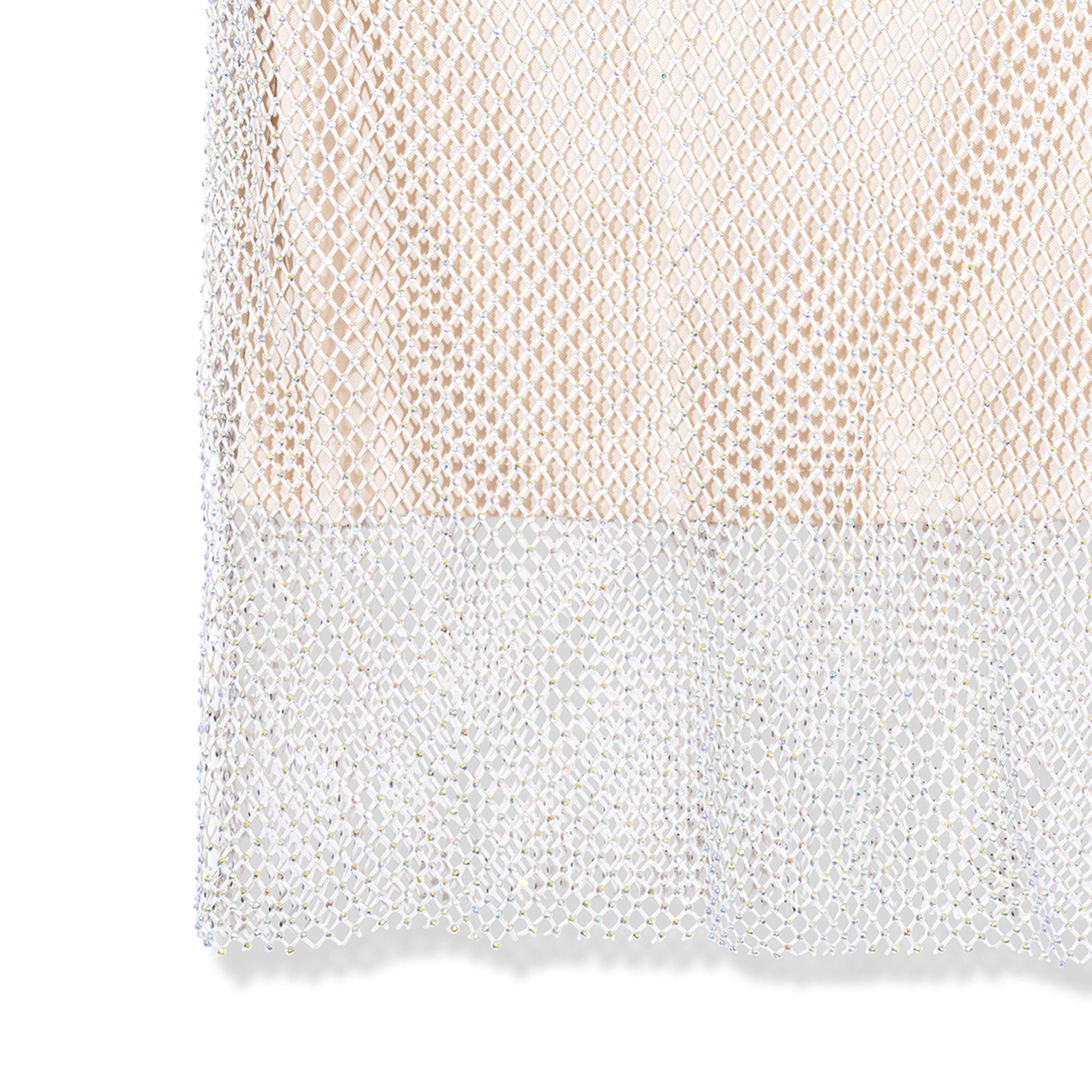 Rhinestone Mesh Skirt