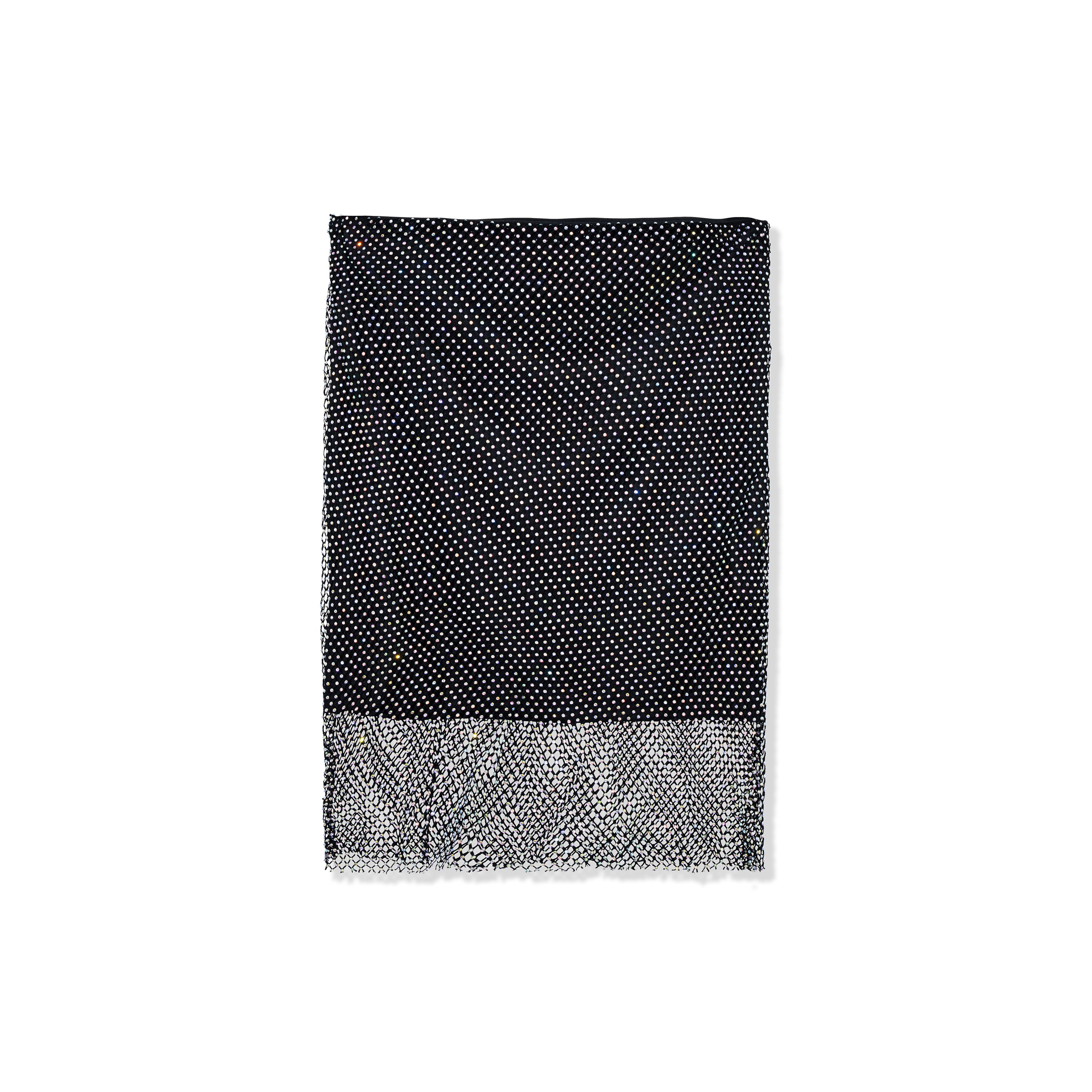 Rhinestone Mesh Skirt