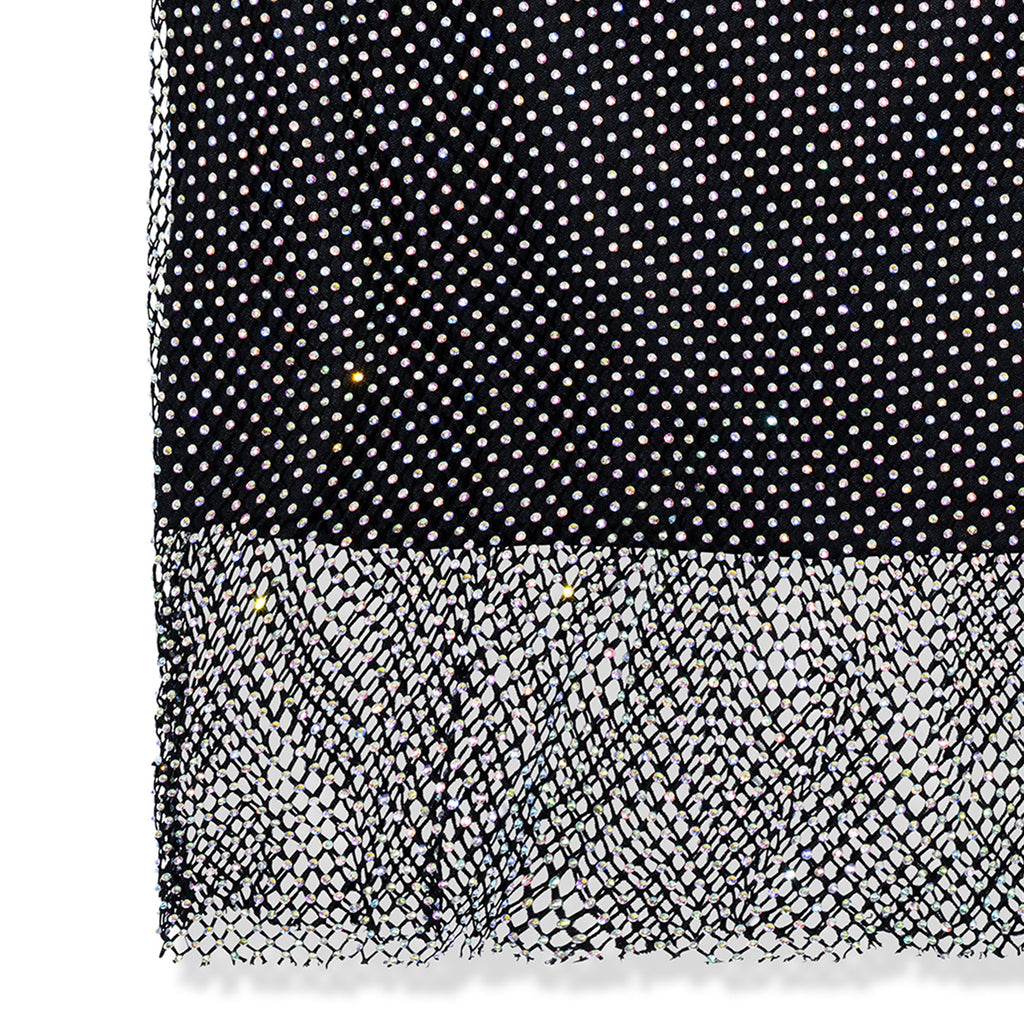 Rhinestone Mesh Skirt
