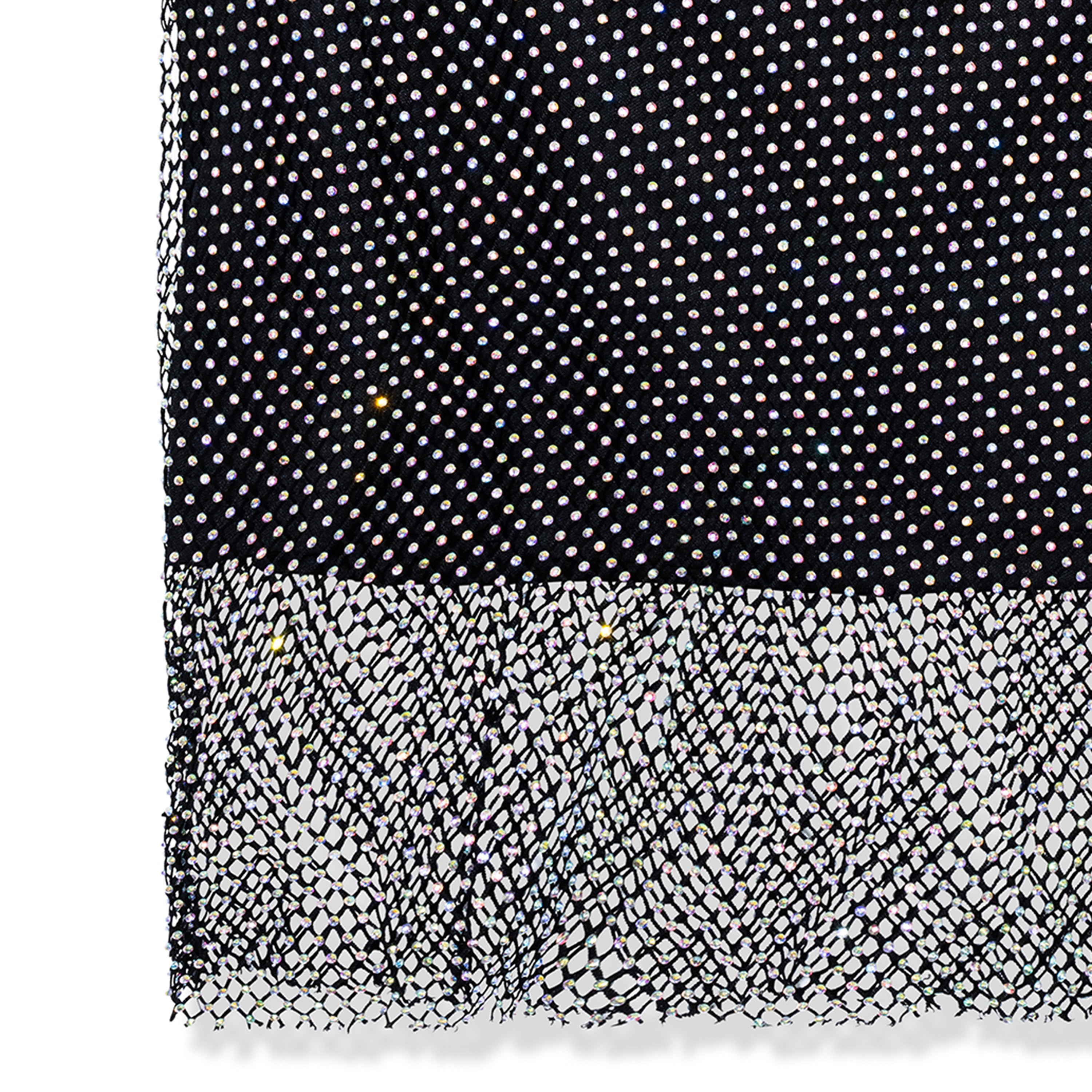 Rhinestone Mesh Skirt