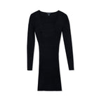 Long Sleeve Bodycon Ribbed Knit Dress