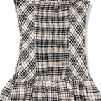 Sleeveless Plain Mini Bubble Dress