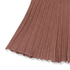 Ribbed Knit Flare Mini Skirt