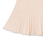 Ribbed Knit Flare Mini Skirt